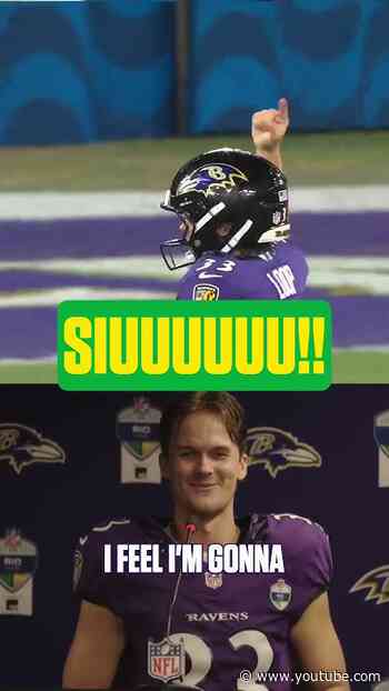 Siuuuu!! Tyler Loop Breaks Down His Ronaldo Celebration!  #nfl #baltimoreravens #siuuuuu