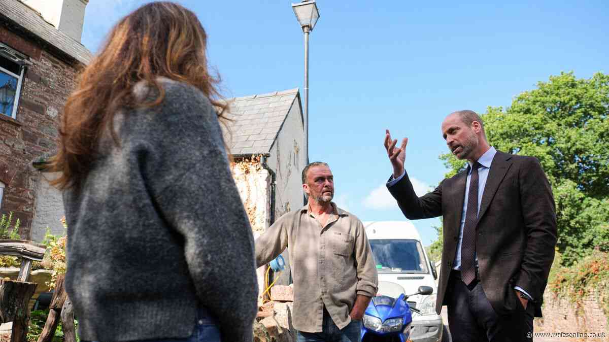 Prince William recalls selling CDs at 'dodgy car boot sale' on visit to Monmouthshire