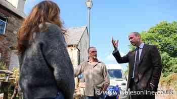 Prince William recalls selling CDs at 'dodgy car boot sale' on visit to Monmouthshire