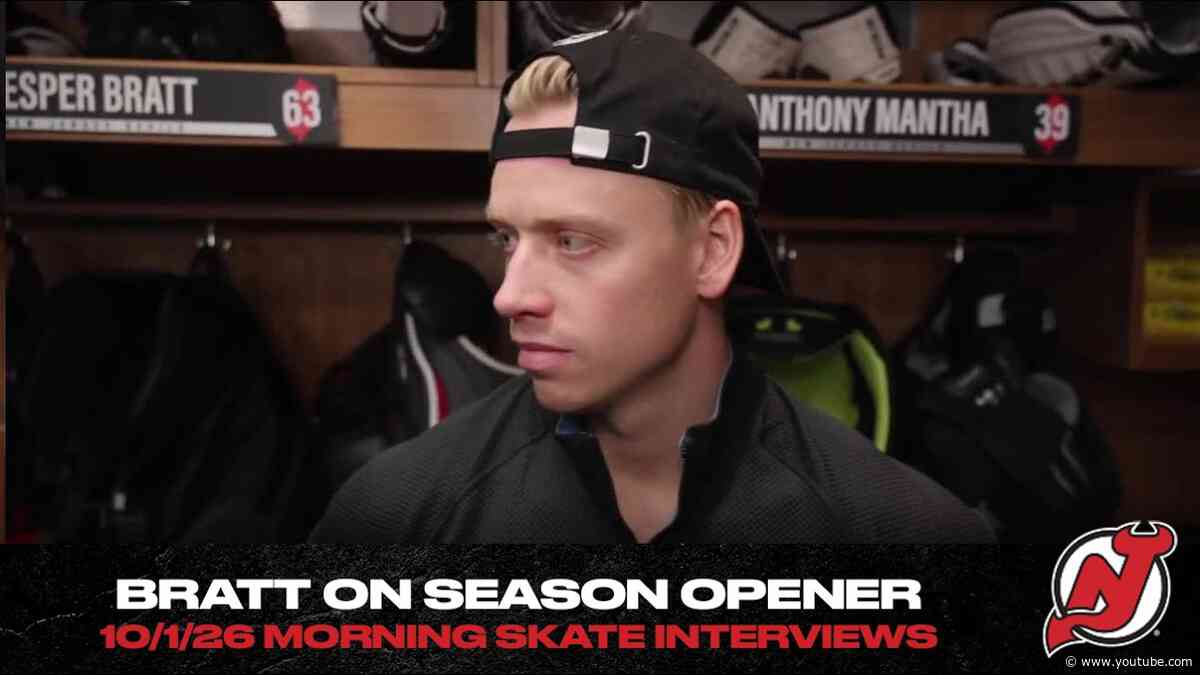 Bratt, Evangelista, Rodrigues, Keefe speak ahead of the opener against Philadelphia