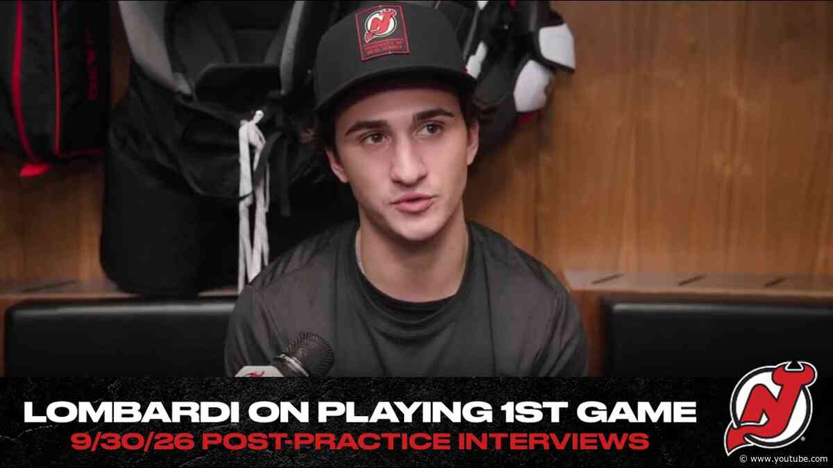 Lombardi on 1st NHL game, Keefe talks injury updates and more