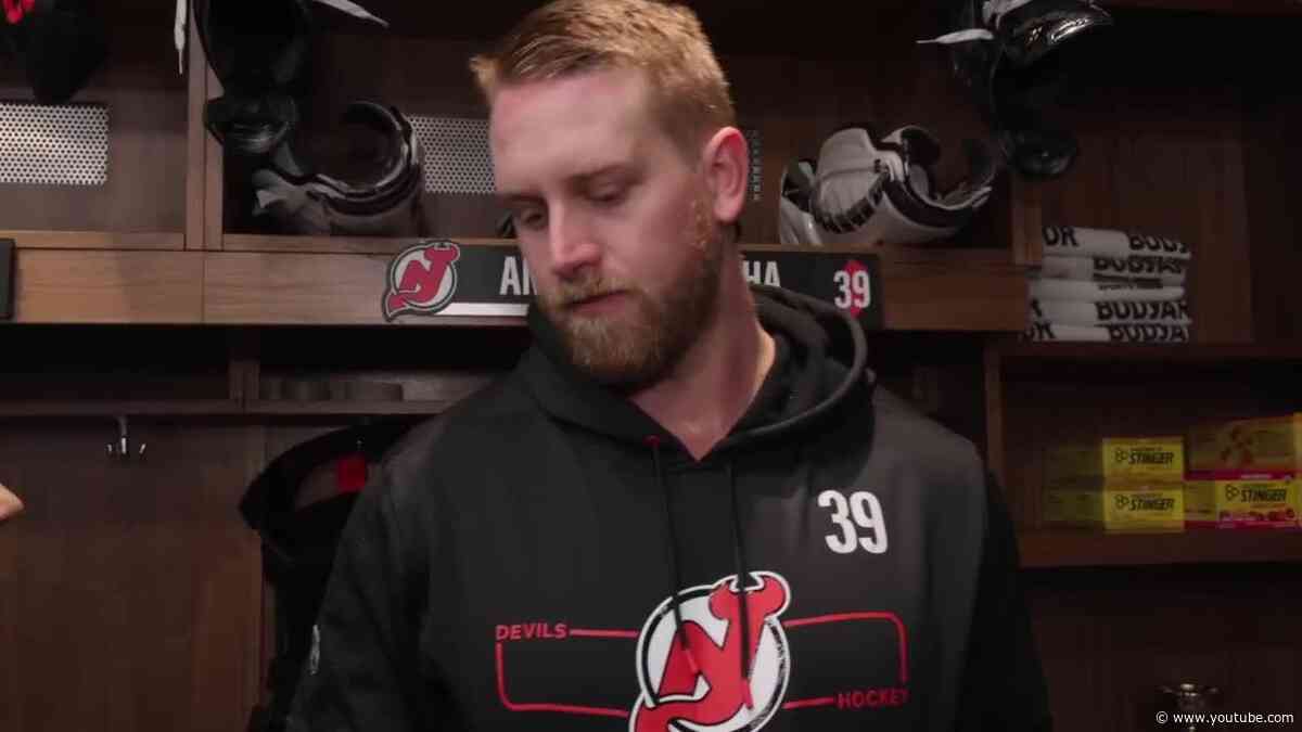 Mantha, Hischier, Keefe talk to the media following the conclusion of training camp