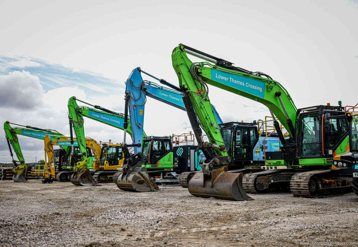 Diesel-free plant fleet grows on Lower Thames Crossing