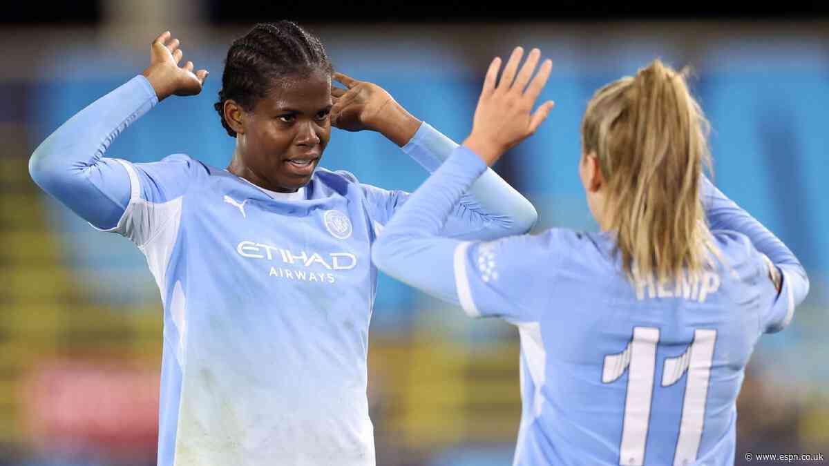 Man City vs Real Madrid LIVE: UWCL updates as WSL champions level thanks to Shaw
