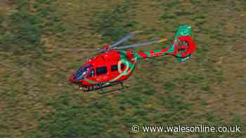 Four taken to hospital after serious crash on major Welsh road