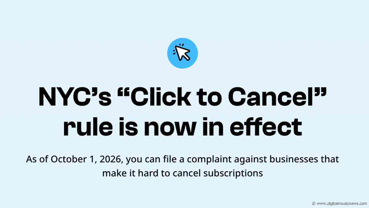 NYC Becomes the First City in the US to Enact a ‘Click to Cancel’ Rule for Subscriptions