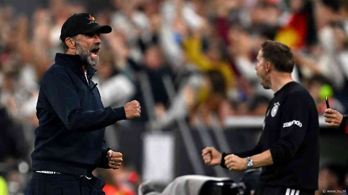 Duitsland herpakt zich na valse start onder Klopp met zege op Servië