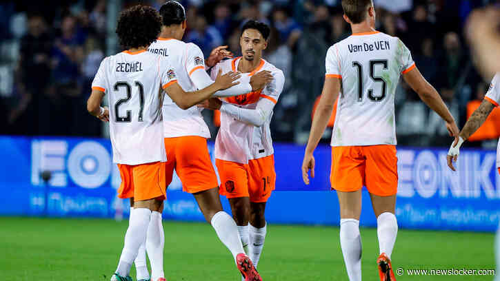 Nederlands elftal sleept in slotfase toch nog gelijkspel uit vuur in Griekenland