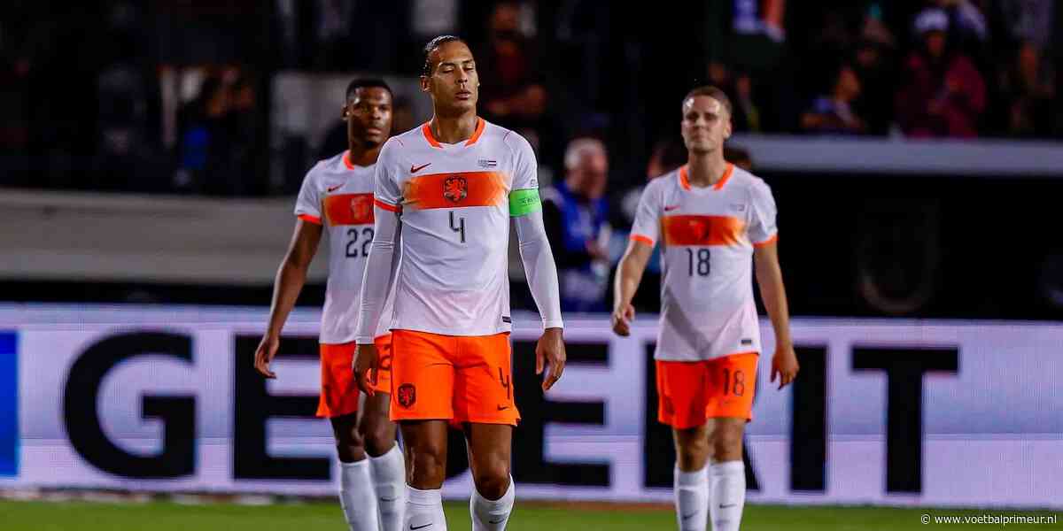 Van Dijk kritisch na gelijkspel Oranje: 'We zijn afgetroefd in de eerste helft'
