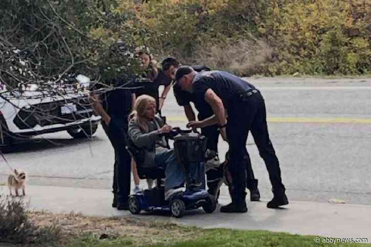Woman, dogs helped home by West Kelowna firefighters after scooter battery dies