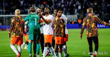 Oranje speelt deze interlandperiode nog één duel, dit is het programma en de stand in de Nations League