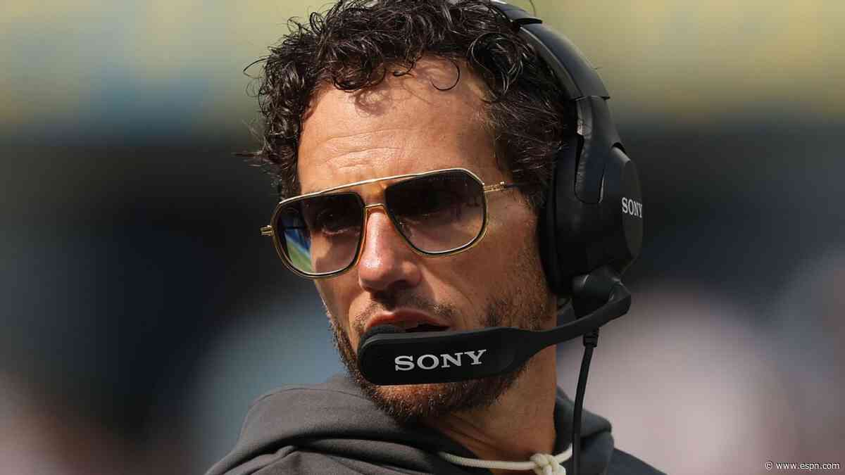 Chargers OC McDaniel says he's responsible for team's offensive woes