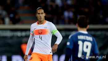 Van Dijk kan slechte eerste helft Oranje niet verklaren: 'Het is onacceptabel'