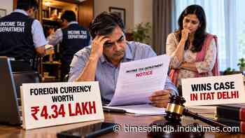 Tax raid finds Rs 4.34 lakh forex; man wins ITAT case with sister-in-law’s help