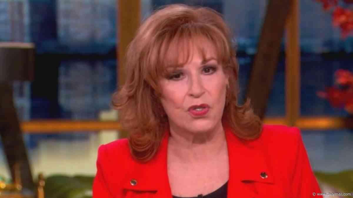 Joy Behar dislocates her shoulder after 'catching a heel' backstage at The View... and she may be off air until her 84th birthday