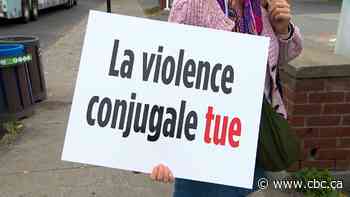 Montreal gathering honours lives of 2 women killed, calls for action against conjugal violence
