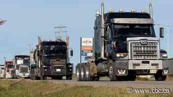 Fort St. John truckers stage convoy amid high diesel prices, cost of living