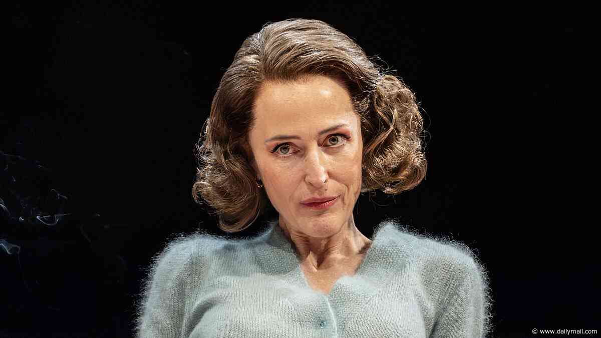 Gillian Anderson revels in the bile of this sell-out 3hr 20min booze cruise of marital acrimony that opens the gates of domestic hell: PATRICK MARMION reviews Who's Afraid Of Virginia Woolf?