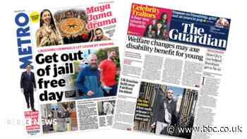 The Papers: 'Laughing criminals let loose' and 'Return to the castle'