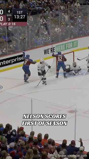 NELSON SCORES THE FIRST
