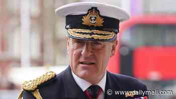 'Love cheat' Navy chief who had an affair with a junior female officer has been stripped of his knighthood