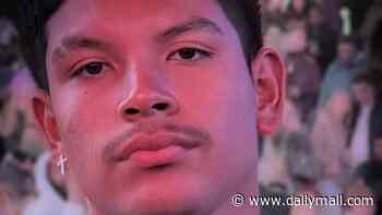 Harrowing moment teenage boy, 17, is shot and killed by police officers after he climbed down from bridge