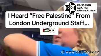 TFL employee 'shouts out free Palestine' by ticket barriers - before handing out flag stickers