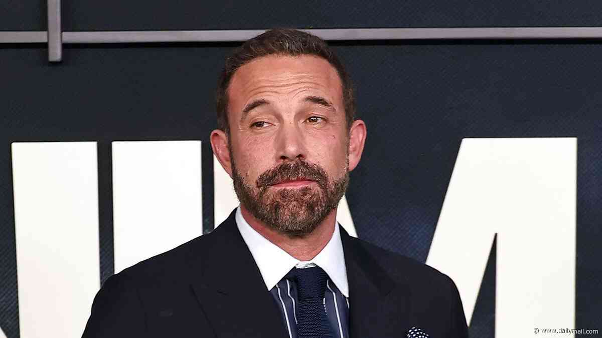 Ben Affleck hangs on to BFF Matt Damon and glamorous wife Luciana Barroso at starry Animals premiere