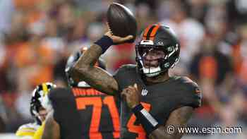 Browns cement win over Steelers with Rodgers interception, lead AFC North