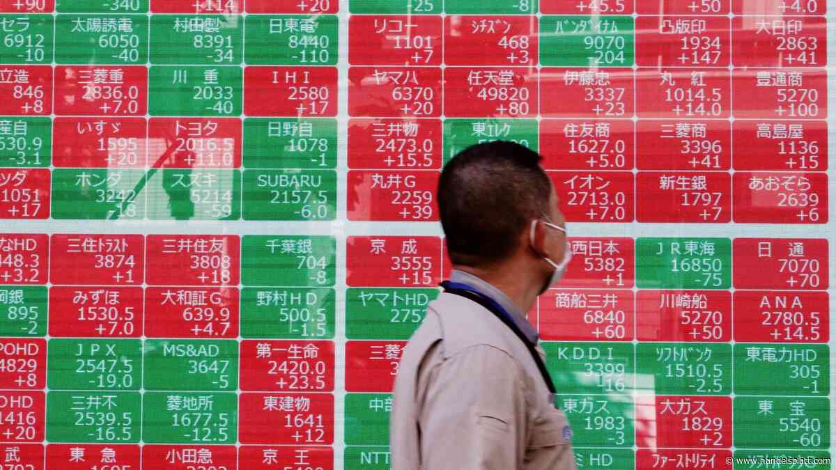 Märkte Asien: Asiens Börsen geben nach – Inflationssorgen und Nahost-Konflikt belasten