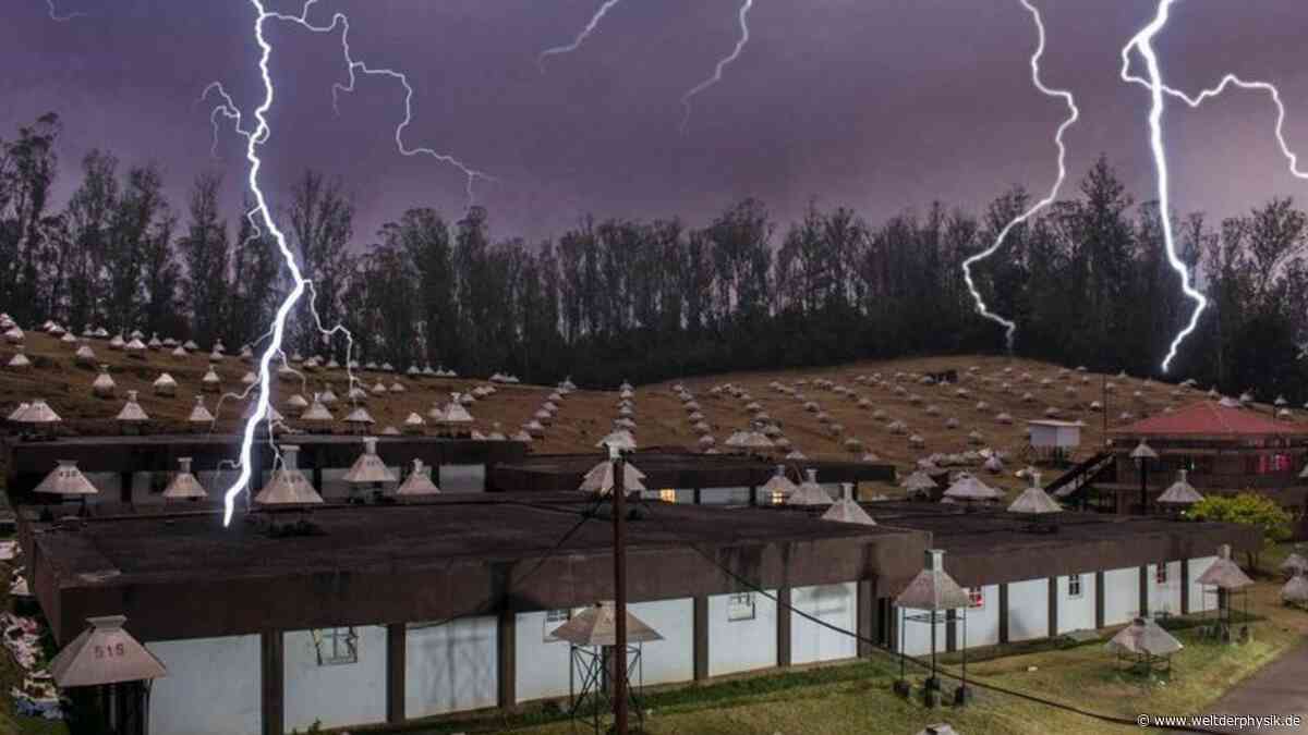 Gewitter mit kosmischen Teilchen aufspüren