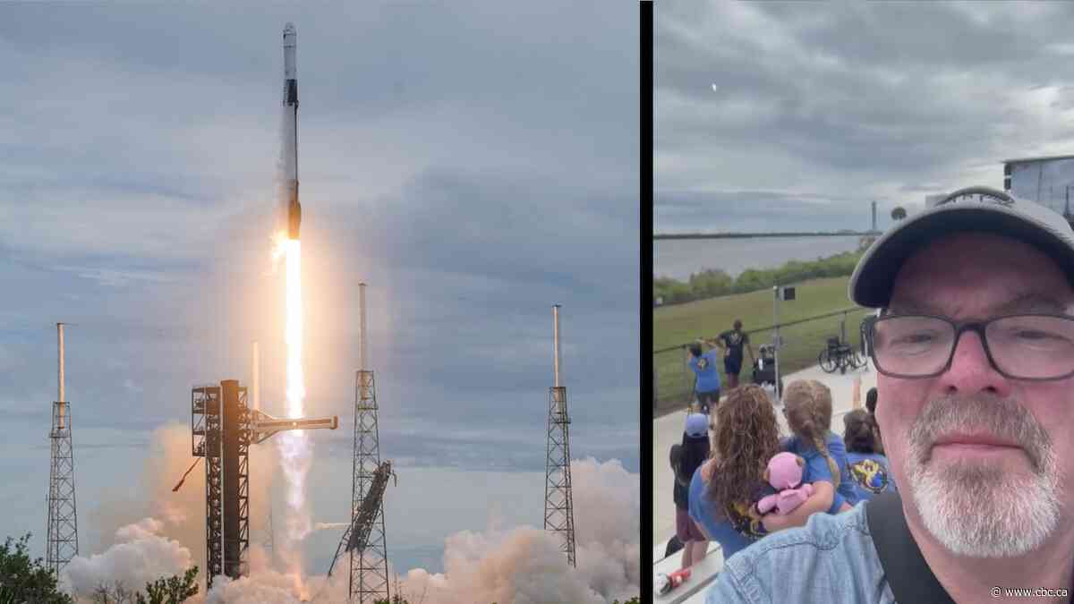 Joshua Kutryk's Grade 6 teacher watches him launch into space | The Moment