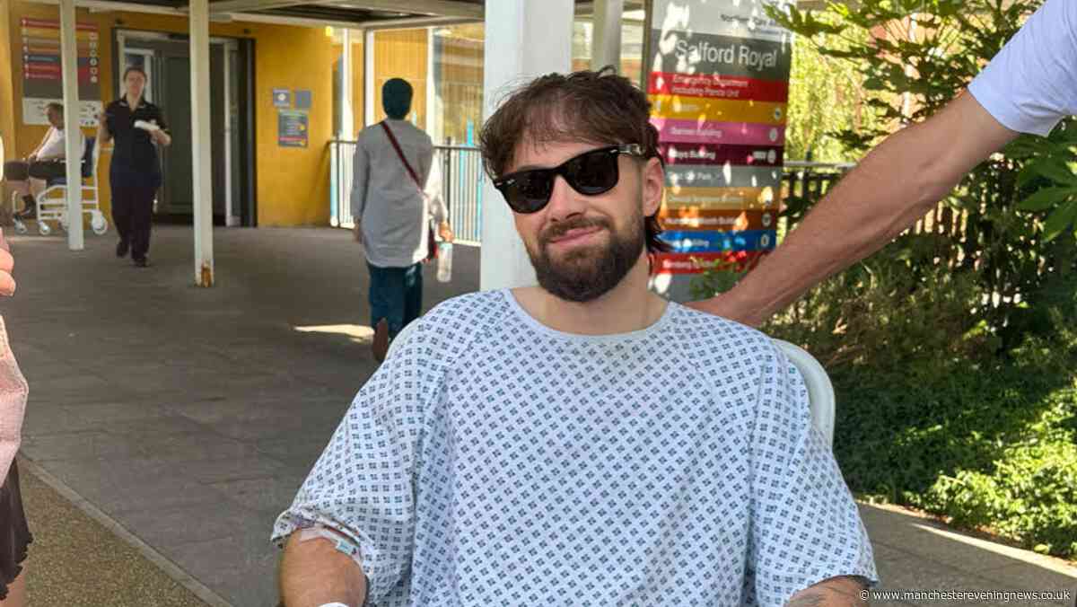 Salford man, 26, thought he was fit and healthy until a devastating dog walk in Spinningfields left him minutes from death