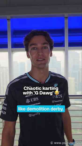 We're glad you survived the carnage, G Dawg 😂 #f1 #mercedesf1 #georgerussell