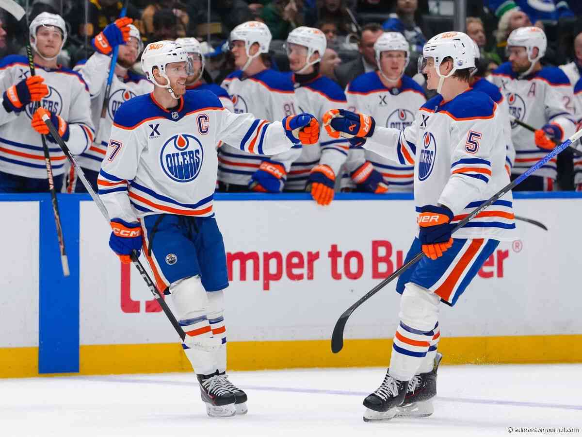 Brilliant early, brutal late as troubled Edmonton Oilers win ugly over Canucks