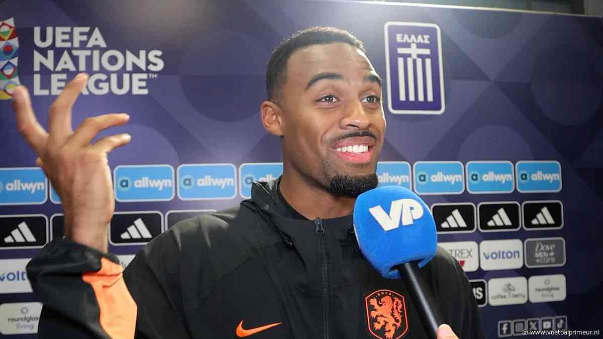 Gravenberch lacht om afgekeurde goal: 'Hij had de bal gewoon onder controle'