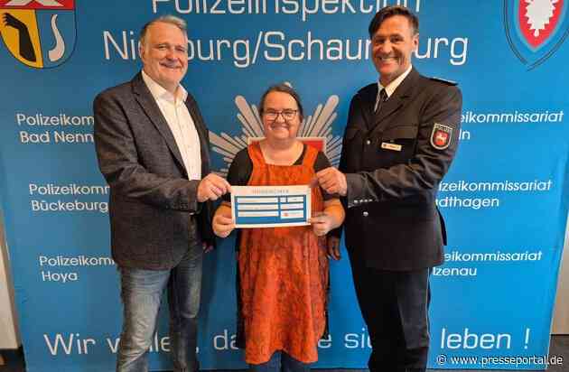 POL-NI: Nienburg/Stolzenau/Loccum - Benefizkonzert des Polizeiorchesters Niedersachsen erbringt 750 Euro Spende für den Koordinierungsrat gegen Häusliche Gewalt