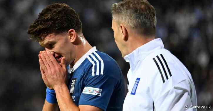 Christos Tzolis injury update after Arsenal star ‘refused to come off’ after hamstring blow