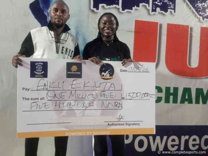 Ekus Judo Club Rewards Commonwealth Games Bronze Medallist Enku With N1.5m