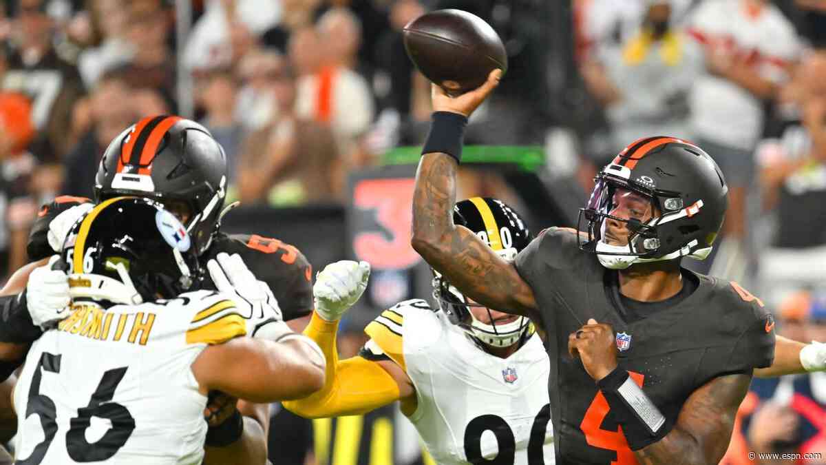 Watson puts 3-1 Browns atop North after leading third straight winning drive