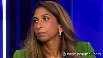 Moment black member of Question Time audience tells Suella Braverman she is 'being racist against herself' because she says she is not English