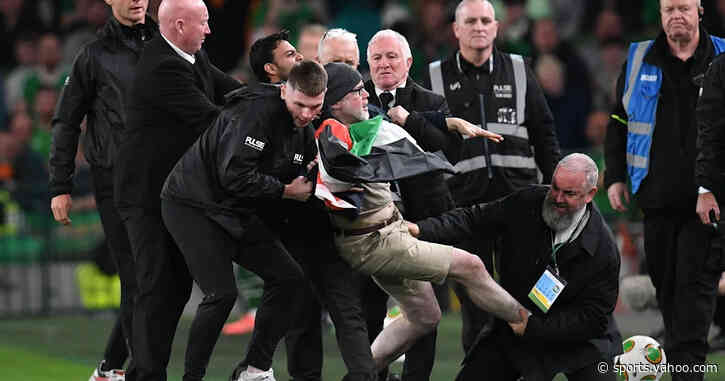 Pro-Palestine protests interrupt Ireland draw with Austria