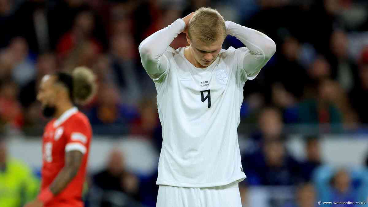 Pundits stunned by 'shocking' Erling Haaland in Cardiff after Man City bombshell
