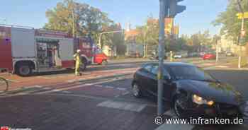 Unfall an Bamberger Kreuzung wegen tief stehender Sonne - drei Verletzte