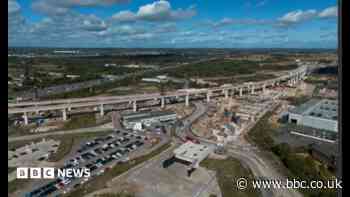 Twin HS2 viaducts completed after major works