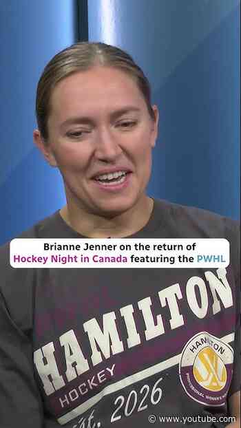 Brianne Jenner on the return of Hockey Night in Canada featuring the PWHL