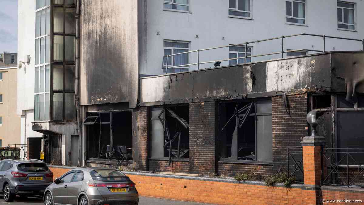 Update on future of Folkestone's Grand Burstin Hotel after fire caused 'considerable damage'