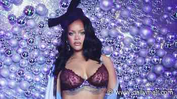 Rihanna celebrates her curves as she models her latest lingerie collection for Savage x Fenty with killer heels