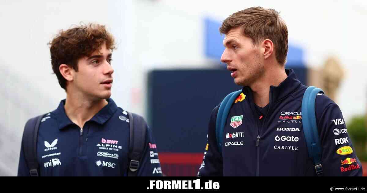 Rückendeckung nach Baku: Colapinto lobt "Champion" Max Verstappen