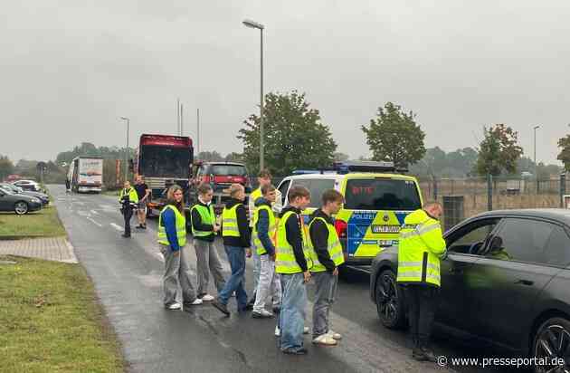 POL-EL: Lingen - Verkehrskontrolle auf A31 und B213 - Schülerpraktikanten begleiten Einsatzkräfte